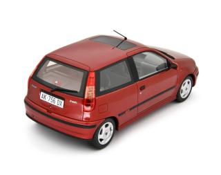 Fiat Punto GT 1400 2° serie 1996 Rosso metallizzato Laudoracing 1:18 Resinemodell (Türen, Motorhaube... nicht zu öffnen!)
